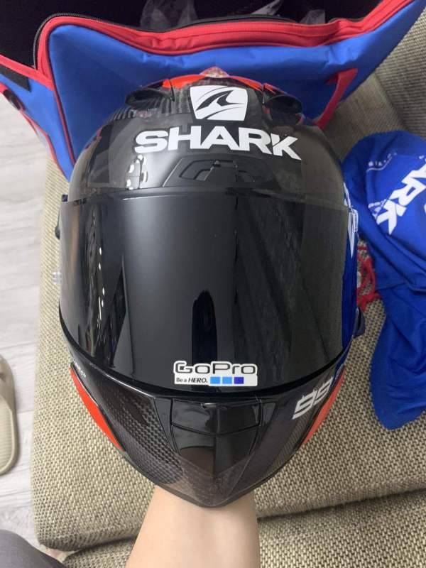 ninja400入坑头盔分享——shark大尾翼