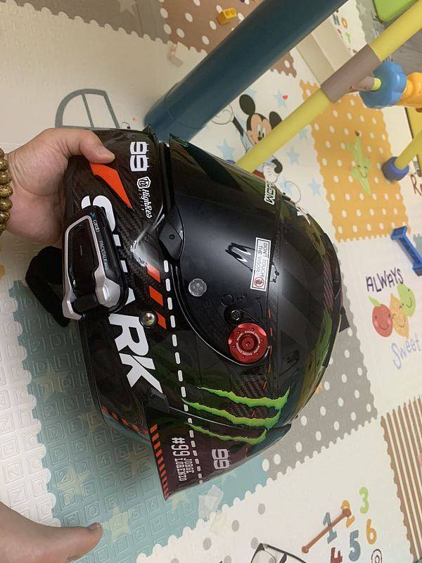 ninja400入坑头盔分享——shark大尾翼