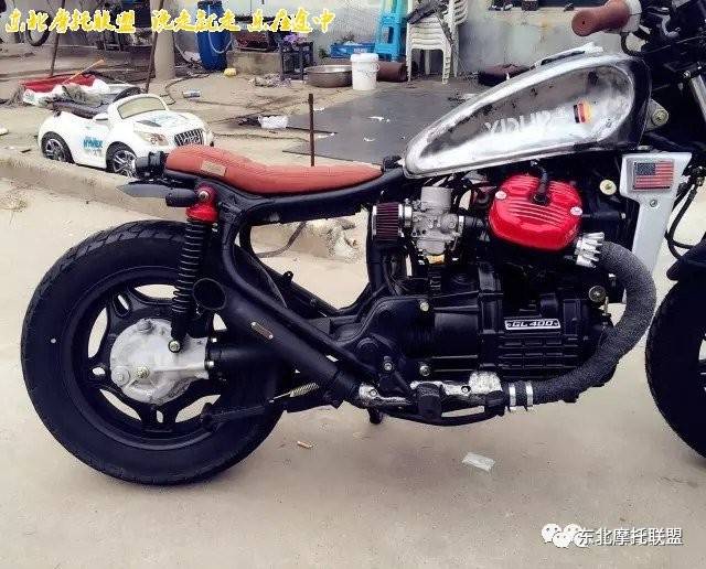                         Honda GL400改装 欣赏