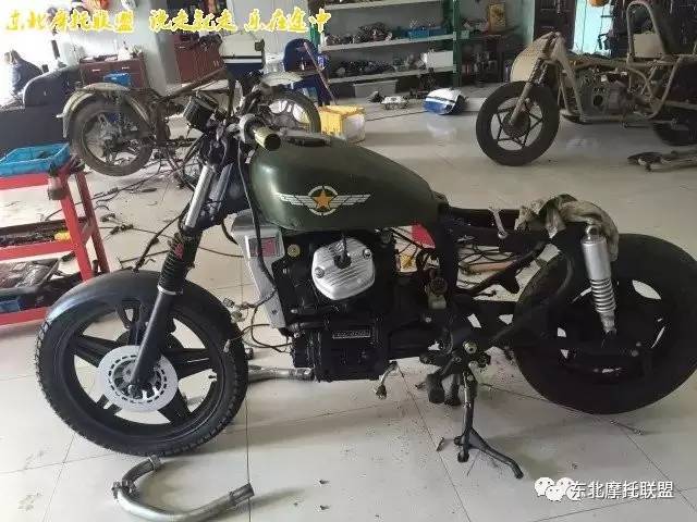                         Honda GL400改装 欣赏