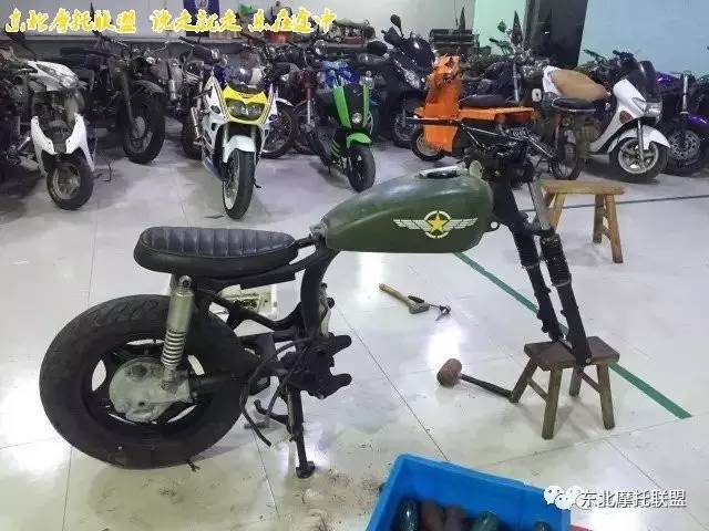                         Honda GL400改装 欣赏