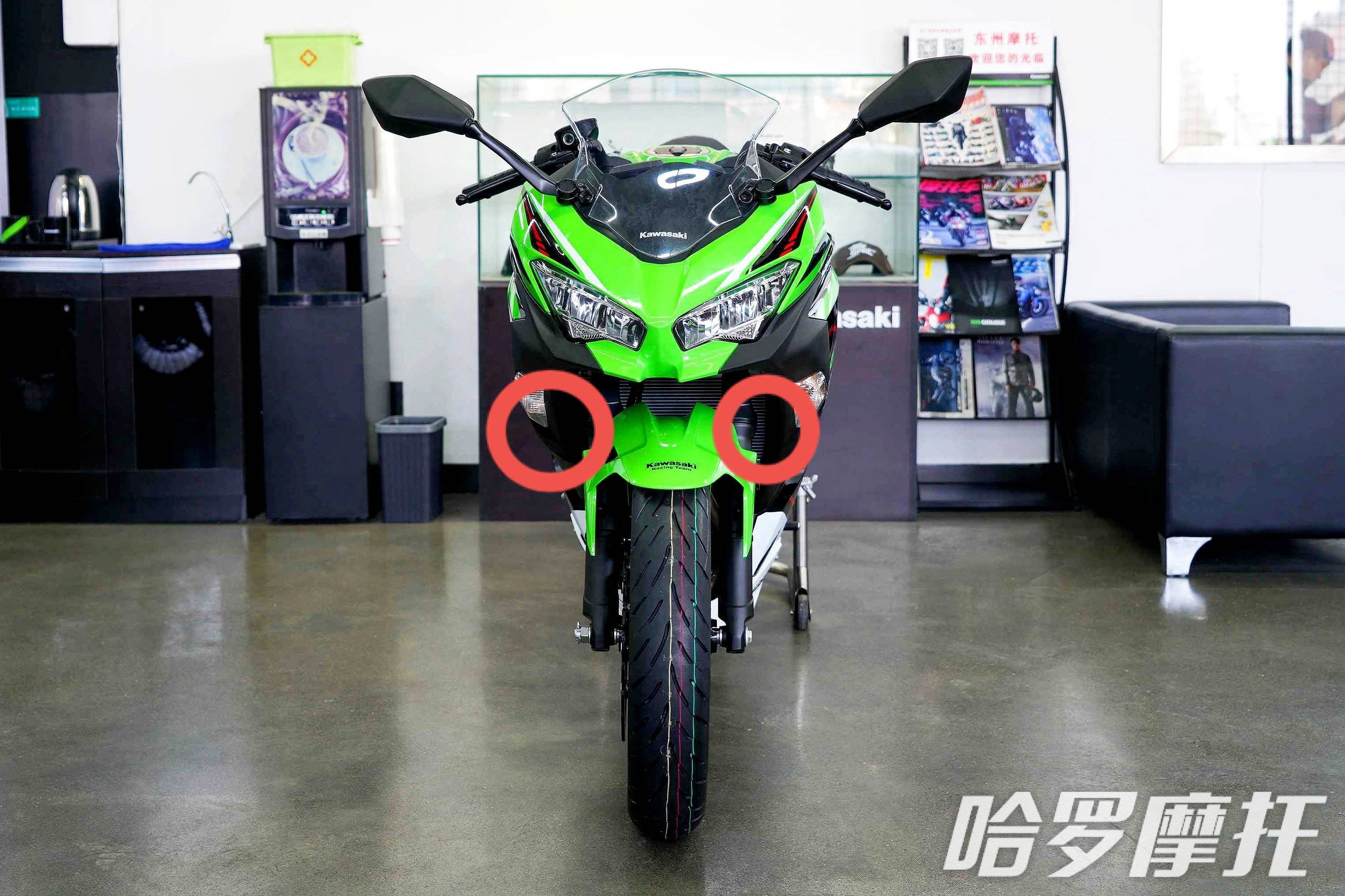 川崎Ninja400 原厂车灯不敷亮？———处理方案来了