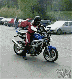 迅速玩废一部摩托车的方式