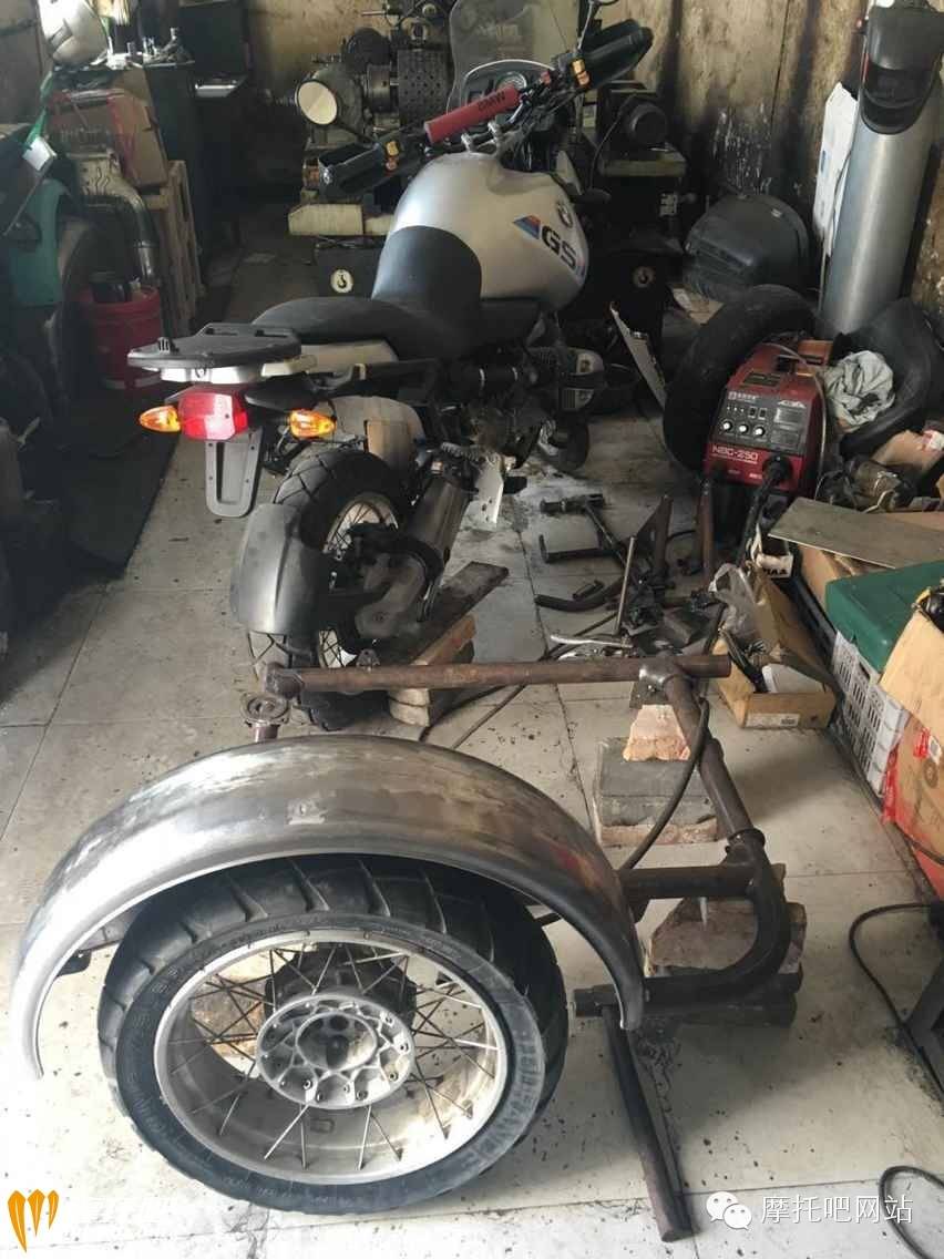 我的98年BMW1100GS一一一之蝉变记  1100GS改装边三轮