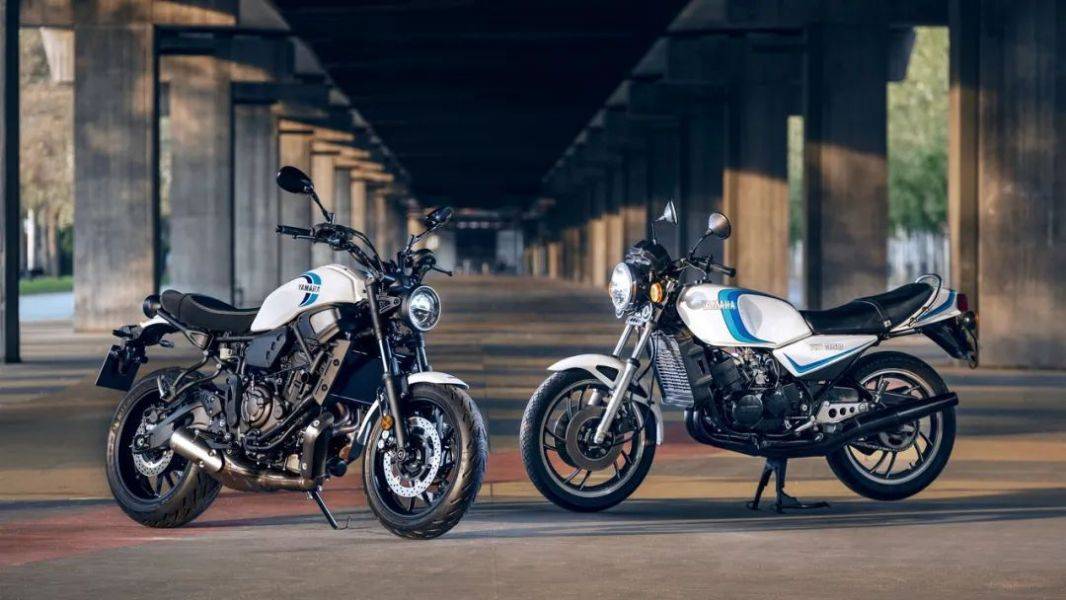 Yamaha 2022 XSR700 复古车，纯图欣赏