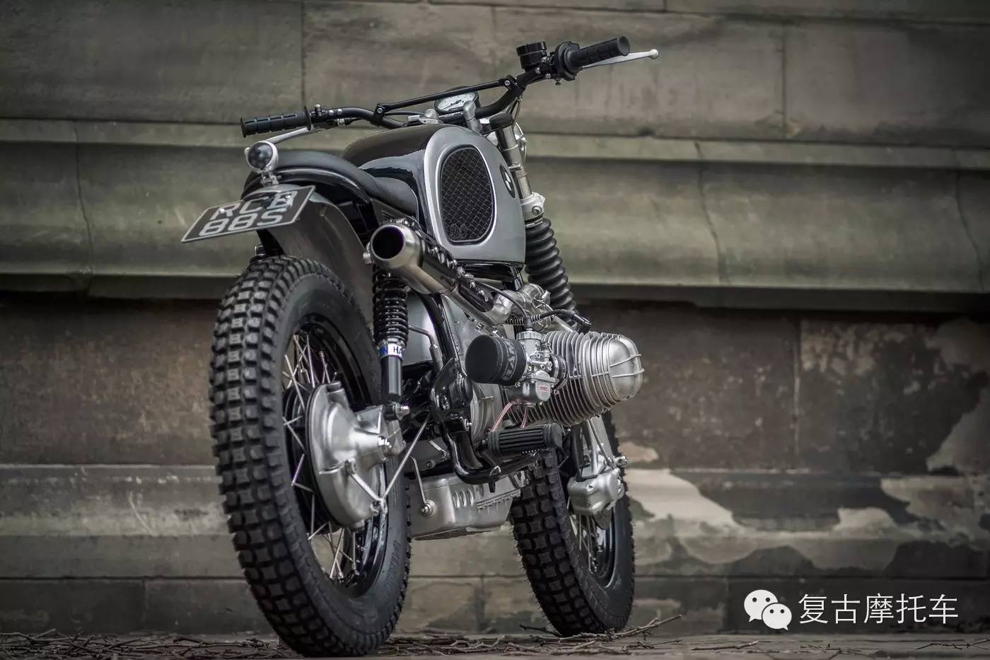 【每日一车】BMW R100 SCRAMBLER(车把按钮的创意值得借鉴）