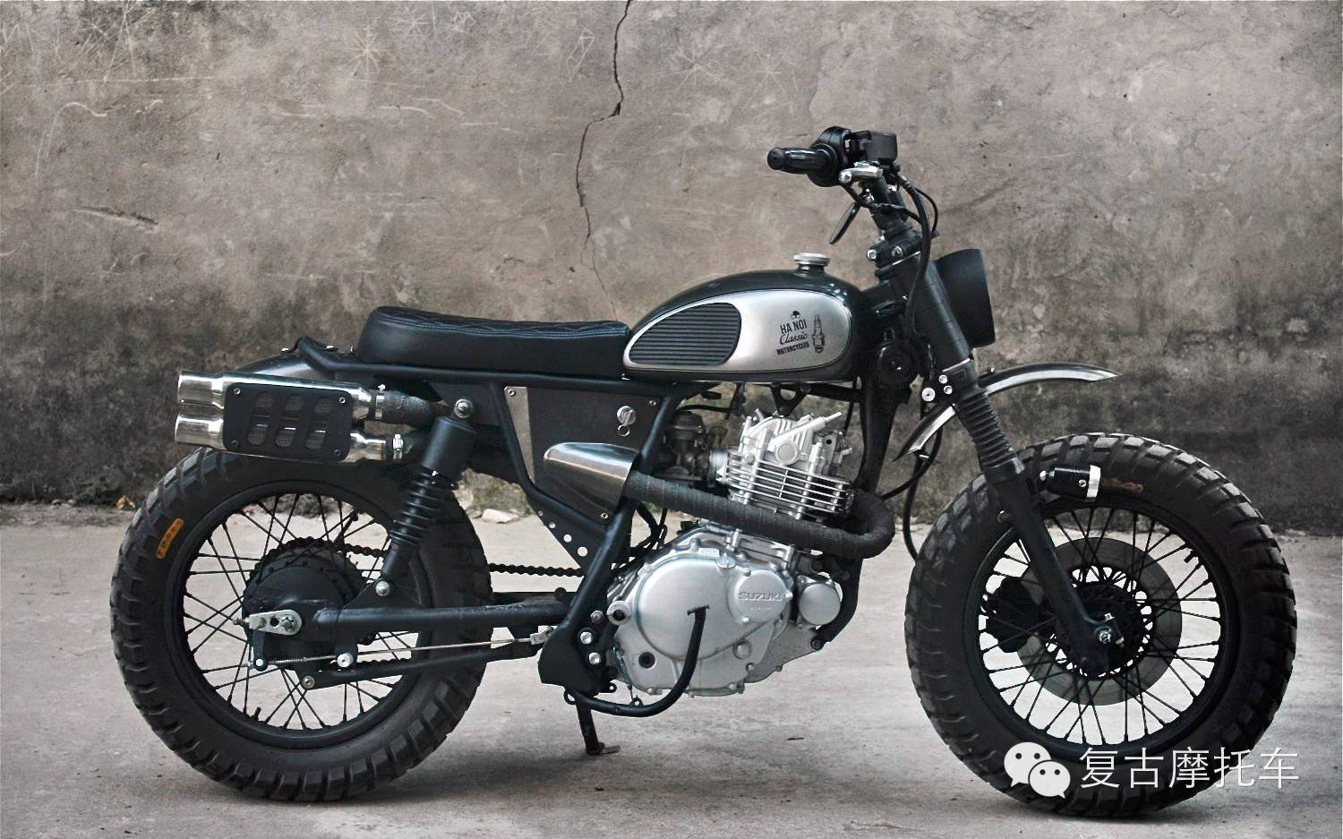 铃木 GN250 SCRAMBLER 改装欣赏