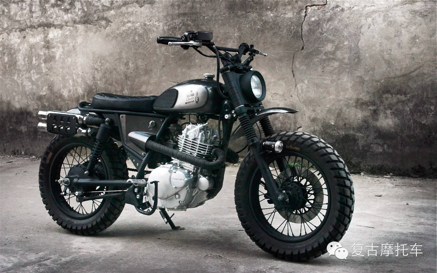 铃木 GN250 SCRAMBLER 改装欣赏