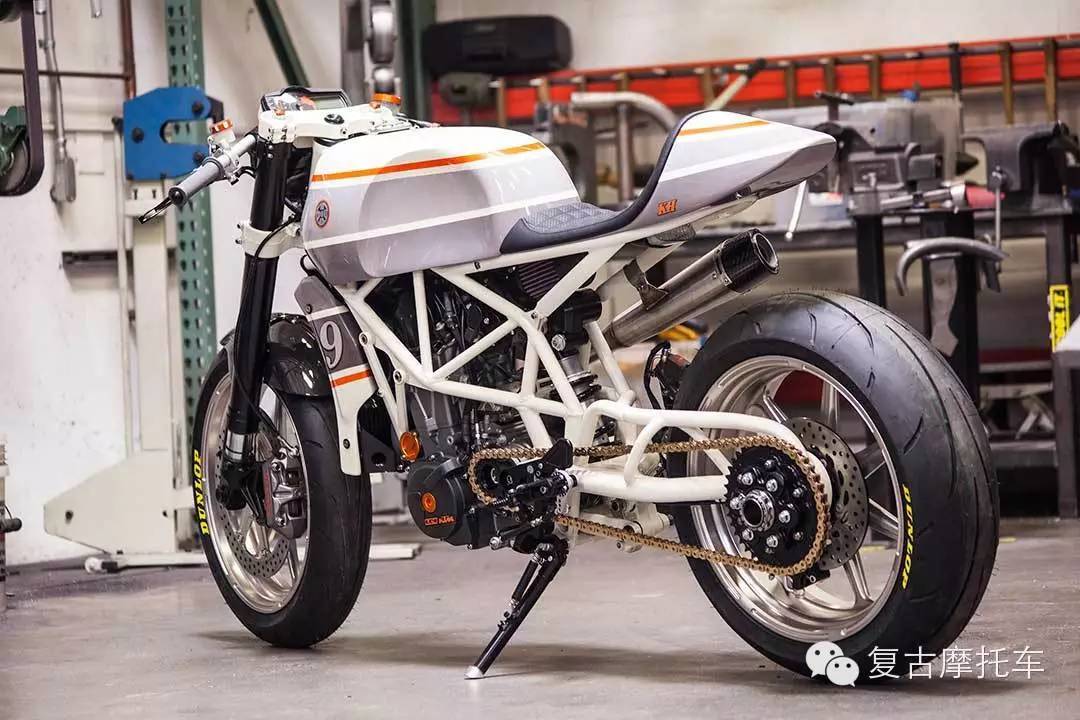 【每日一车】KTM 690 改装咖啡复古机车