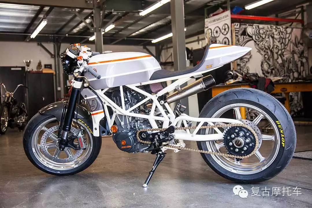 【每日一车】KTM 690 改装咖啡复古机车