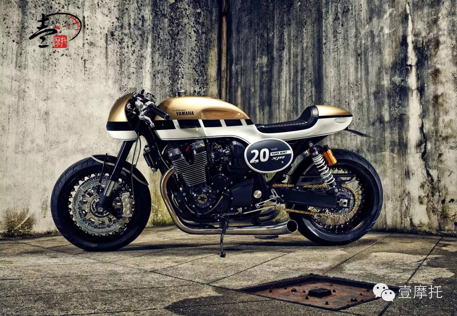 【多图】雅马哈 XJR1300改装 Cafe 咖啡复古机车