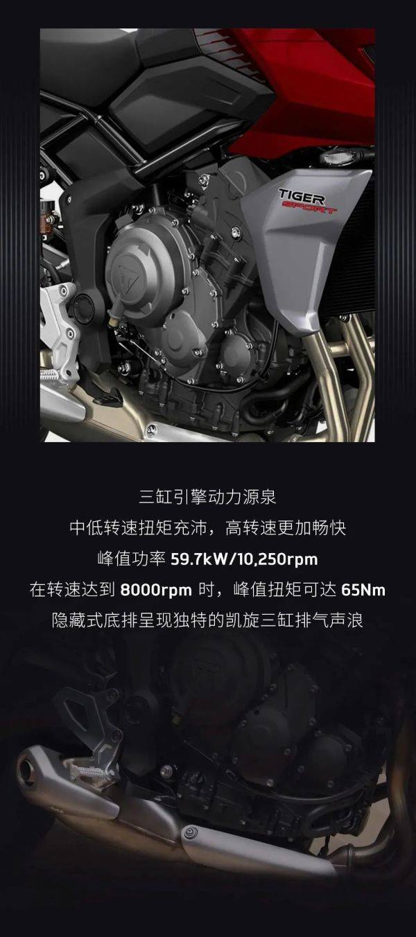 凯旋Triumph TIGER SPORT 660 正式发布!售价:105895元