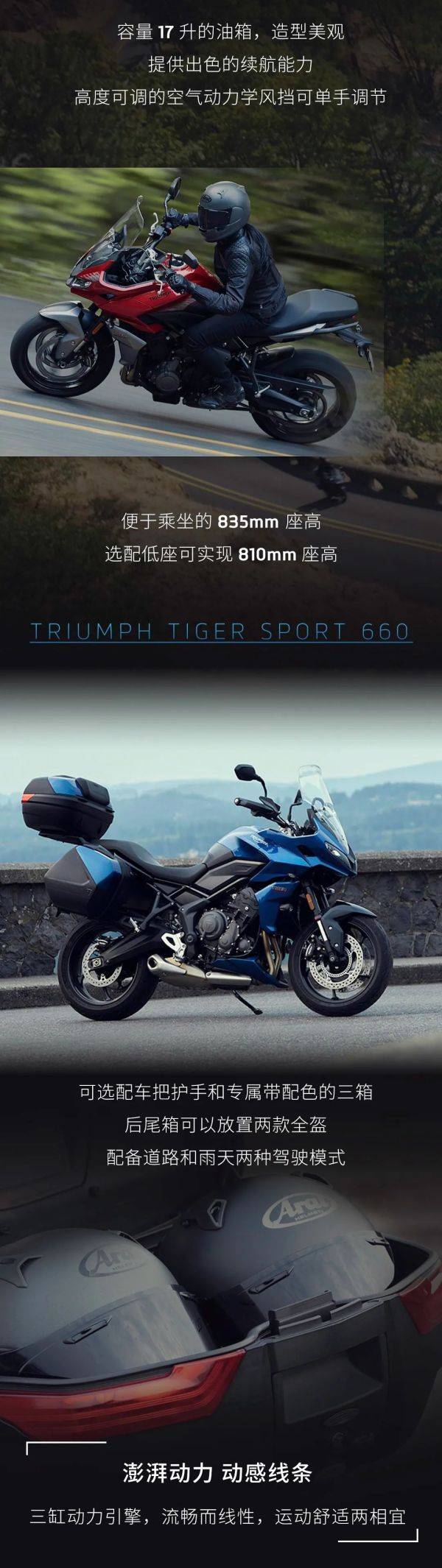 售价105895元,新年第一只老虎凯旋TIGER SPORT 660发布