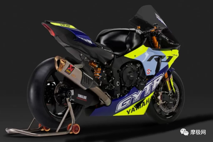 致敬罗西!雅马哈R1 GYTR VR46 Tribute在2021米兰车展现场亮相