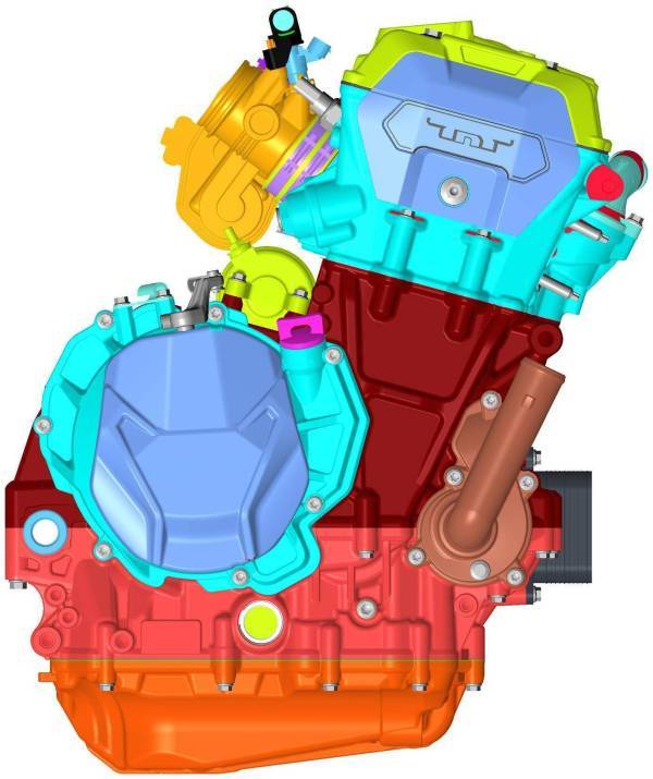 贝纳利TNT 800发动机专利曝光，这回又和KTM扯上关系了