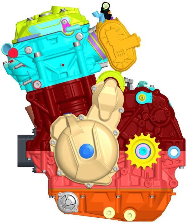 贝纳利TNT 800发动机专利曝光，这回又和KTM扯上关系了