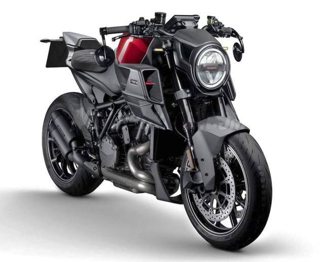 巴博斯首款摩托车 Brabus 1300R全貌正式被揭开