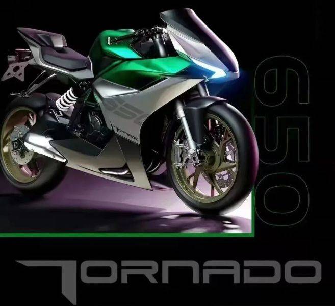 贝纳利曝出三款新车效果图,跑车Tornado 550/650、街车TNT550