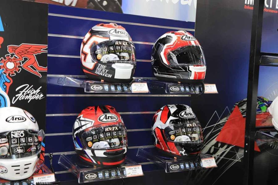 日本大阪摩托车展，一览各头盔厂家新品变化