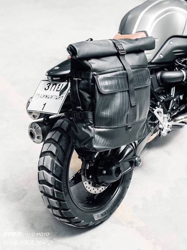 泰国小众品牌 帅气摩托车骑行包边包双肩包