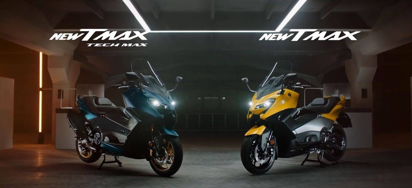 2022款YAMAHA TMAX发布，动力不变外观大不相同！