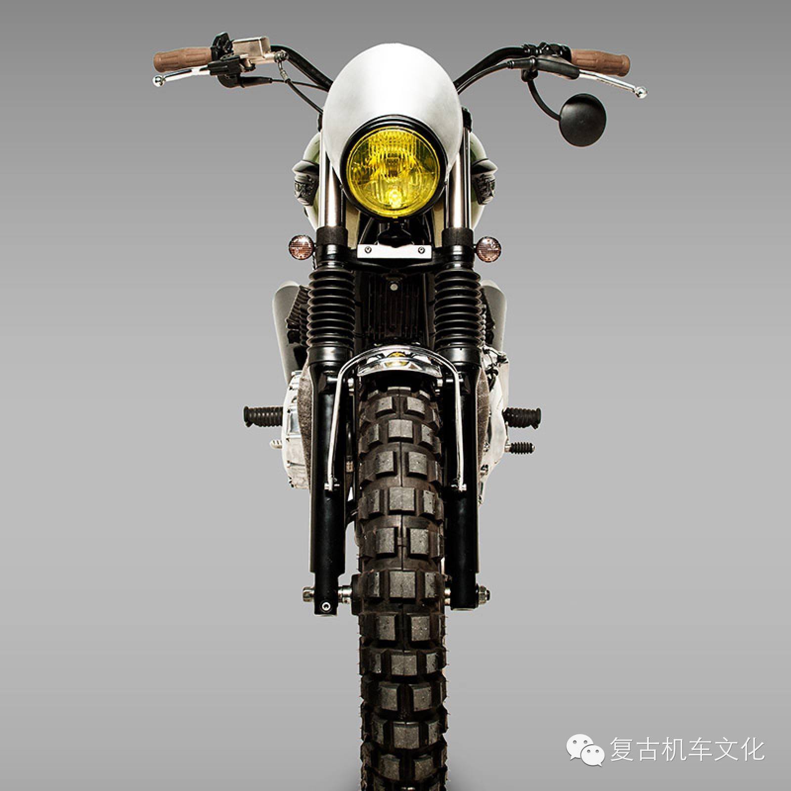 复古改装凯旋 Scrambler摩托车改装欣赏