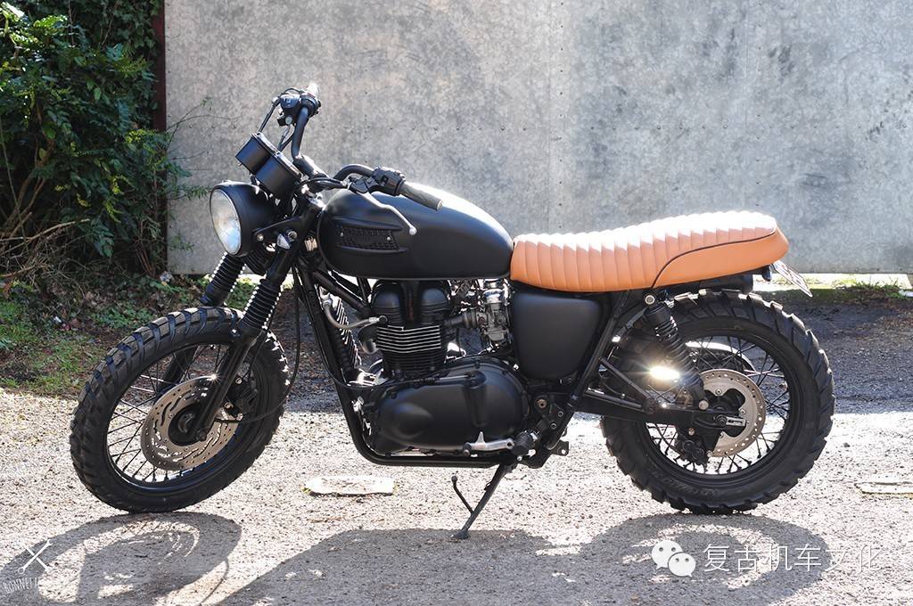 复刻大卫贝克汉姆的凯旋 Scrambler T100摩托车