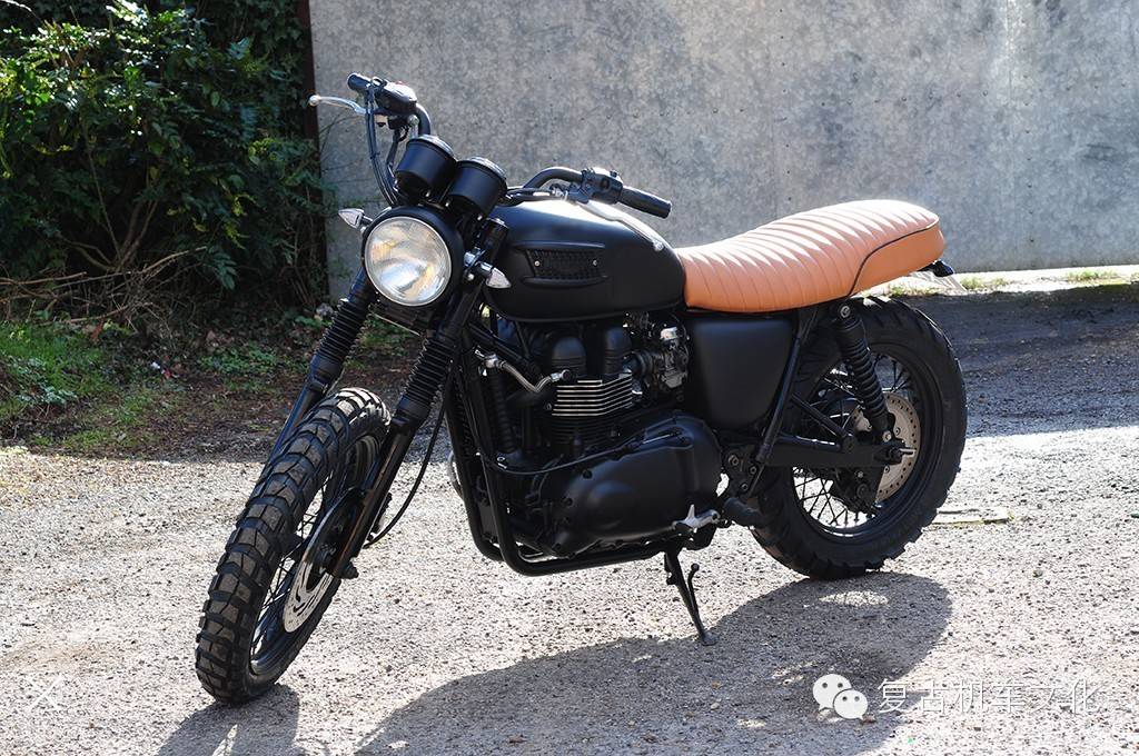 复刻大卫贝克汉姆的凯旋 Scrambler T100摩托车