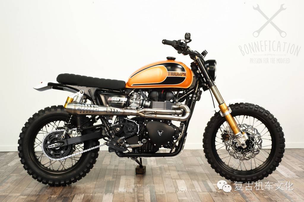 很黄很暴力的凯旋Triumph Scramble改装欣赏