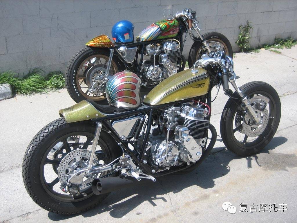 每日改装本田摩托车cb750