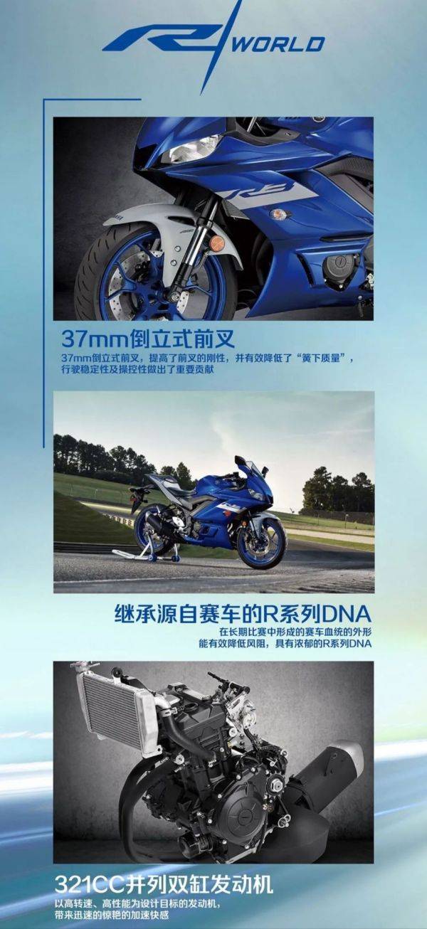 46800元！YAMAHA YZF-R3国内发售，不惊不讶