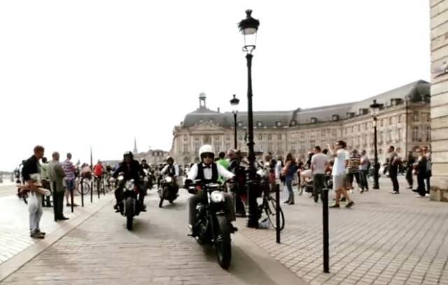 2014法国绅士复古摩托骑行日