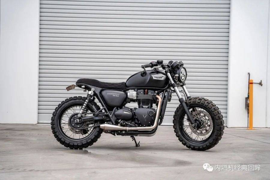 凯旋T100改装Scrambler风格