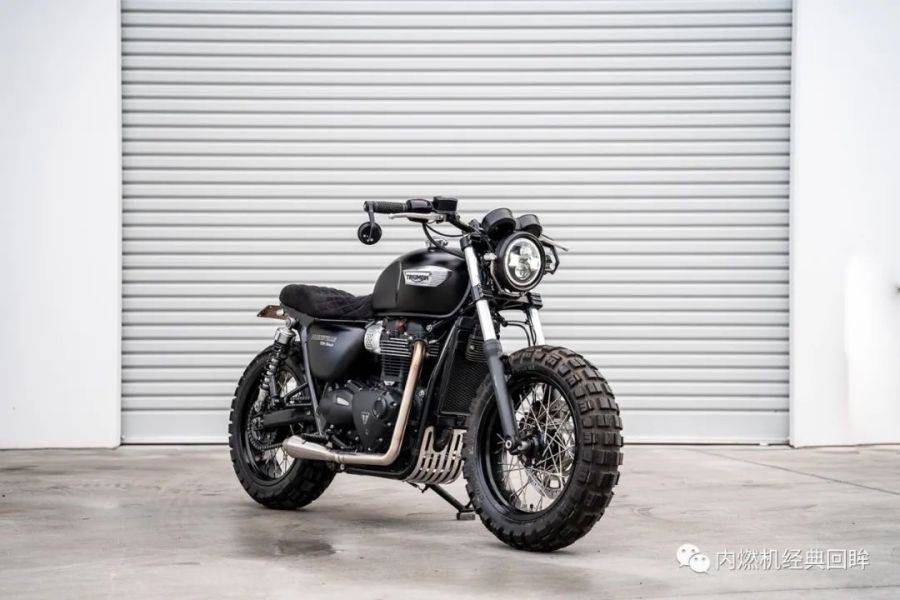 凯旋T100改装Scrambler风格