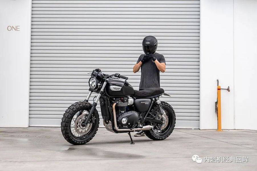 凯旋T100改装Scrambler风格