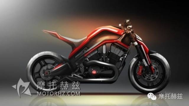 超帅气的摩托车手绘效果图(上)