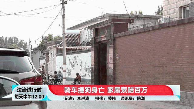 赔不赔？骑车撞狗身亡 家属索赔157万