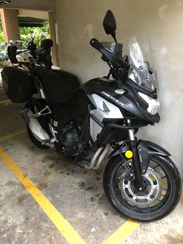 CB400X改减震过程和效果