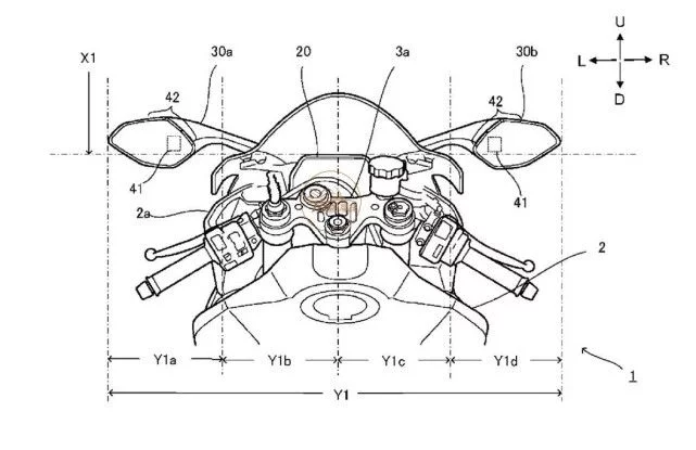 仪表不够后视镜来凑？雅马哈发布后视镜辅助显示专利黑科技！