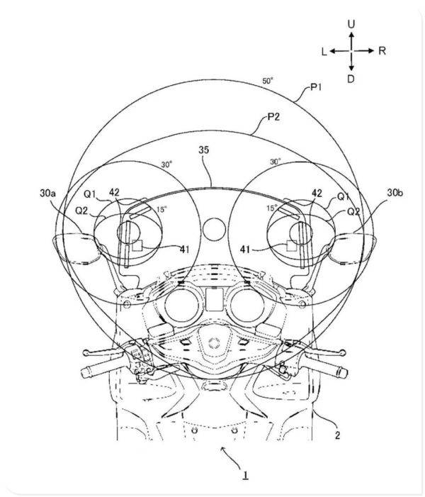 仪表信息太多?YAMAHA有解,研发后视镜辅助显示专利系统!