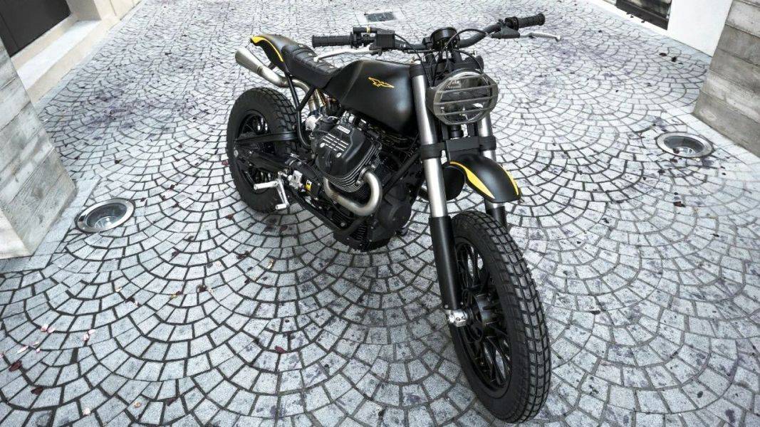 Moto Guzzi V9 Scrambler 风格改装品鉴