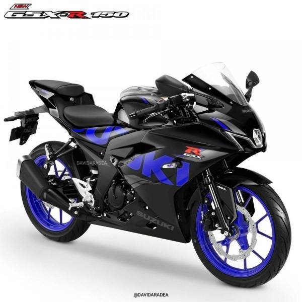 2022铃木GSX-R150/S150渲染图来了，外观将大改