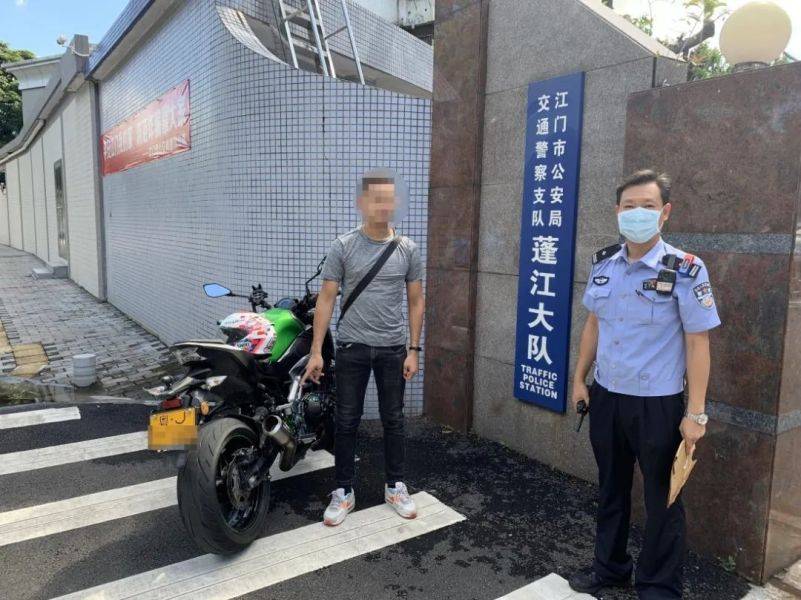 在江门“炸街”?精神小伙和网红女引起警察注意