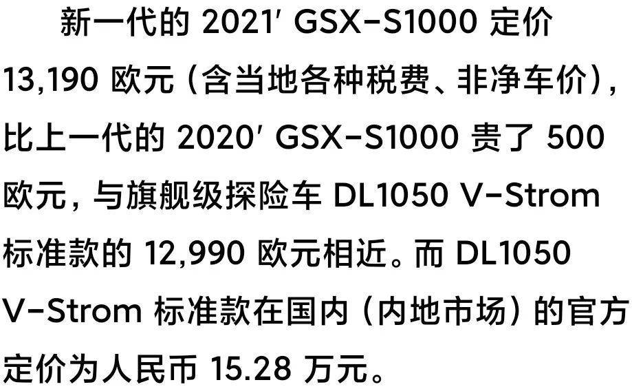 Suzuki 新一代运动街车 2021 GSX-S1000