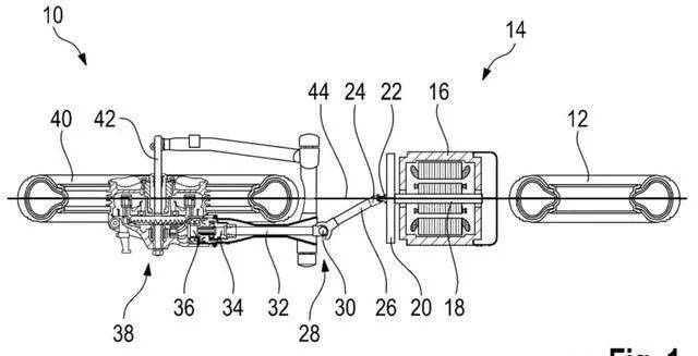 宝马公布电动摩托车新专利：传动轴驱动，已有概念车亮相